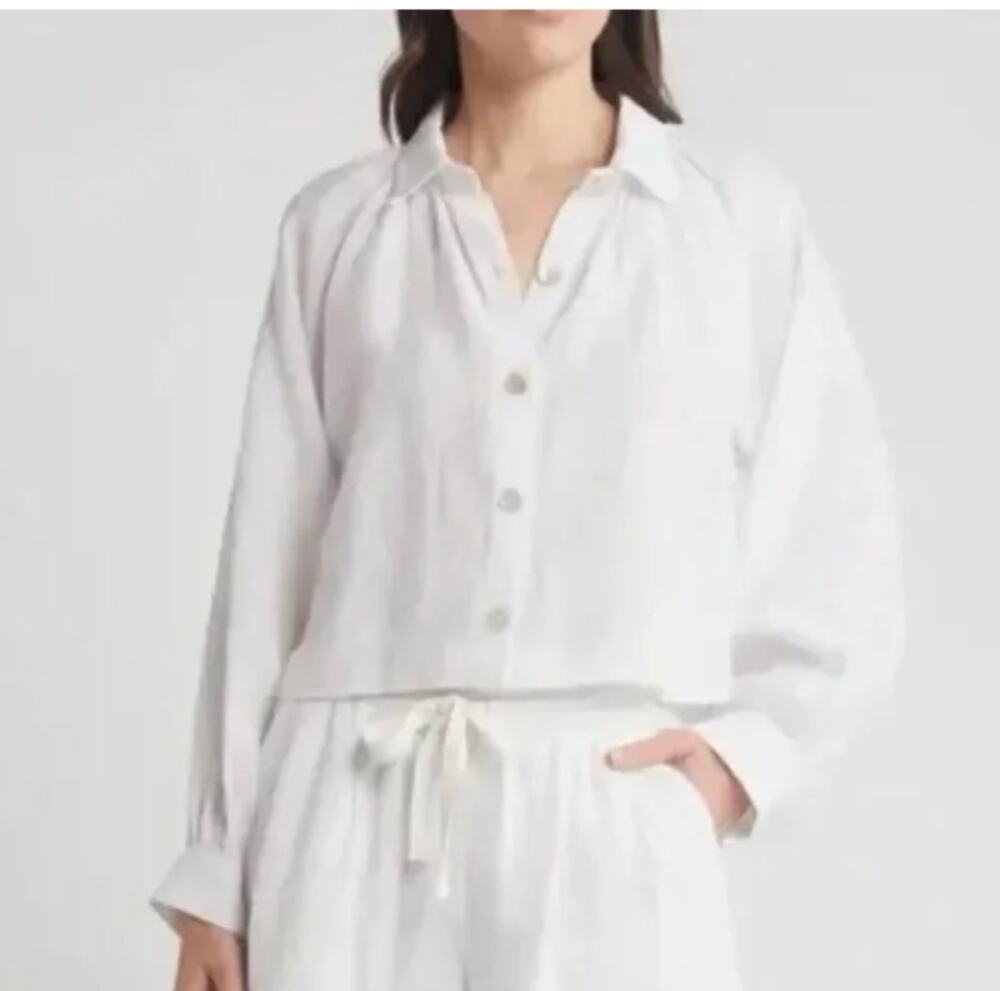 Cleobella NEW Negara Linen Blouse, Medium